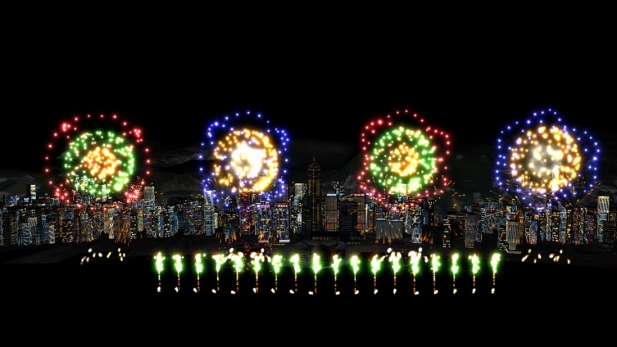 Hong Kong (Trung Quốc) bắn pháo hoa đón năm mới 2024 lớn nhất lịch sử