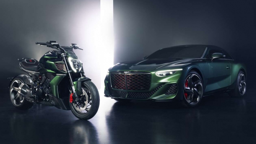 Ducati hợp tác với Bentley tạo ra dòng sản phẩm Diavel 2024 giới hạn