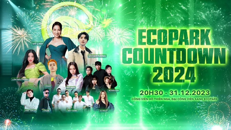 Đại tiệc âm thanh, ánh sáng, pháo hoa tại Ecopark Countdown 2024