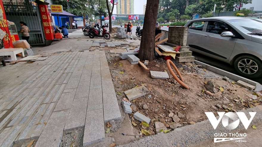 Hà Nội: Tạm dừng thi công vỉa hè, đào đường từ 16/1/2024
