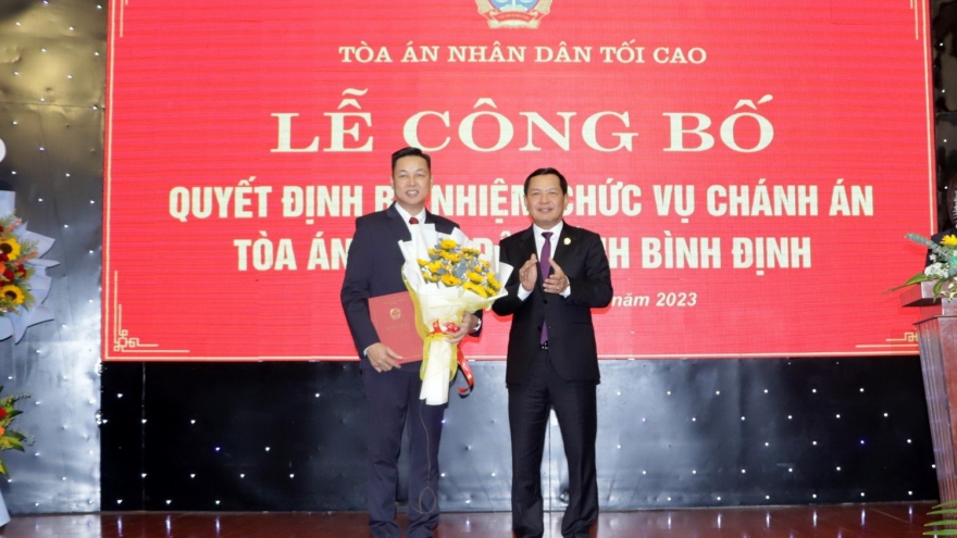 Ông Mai Anh Tài giữ chức Chánh án Tòa án Nhân dân tỉnh Bình Định