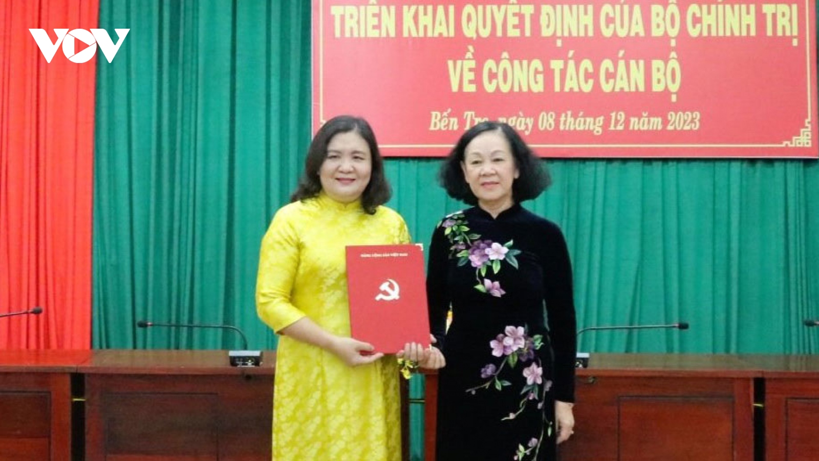 Bộ Chính trị phân công bà Hồ Thị Hoàng Yến làm Quyền Bí thư Tỉnh ủy Bến Tre