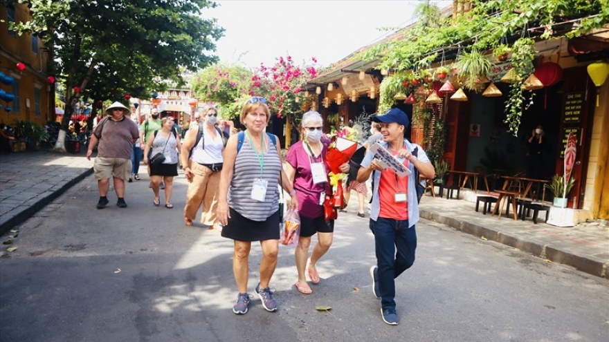 Tourist arrivals to Quang Nam increase sharply