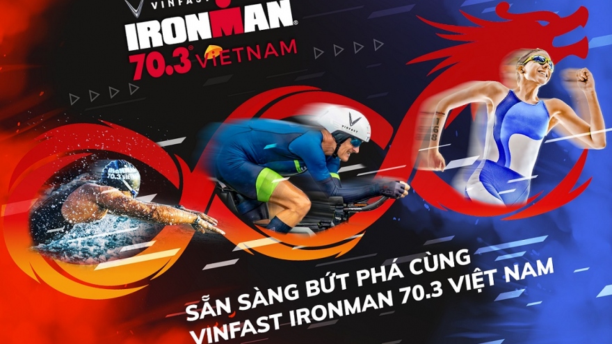 VinFast là đối tác danh hiệu của VinFast IRONMAN 70.3 Việt Nam 2023