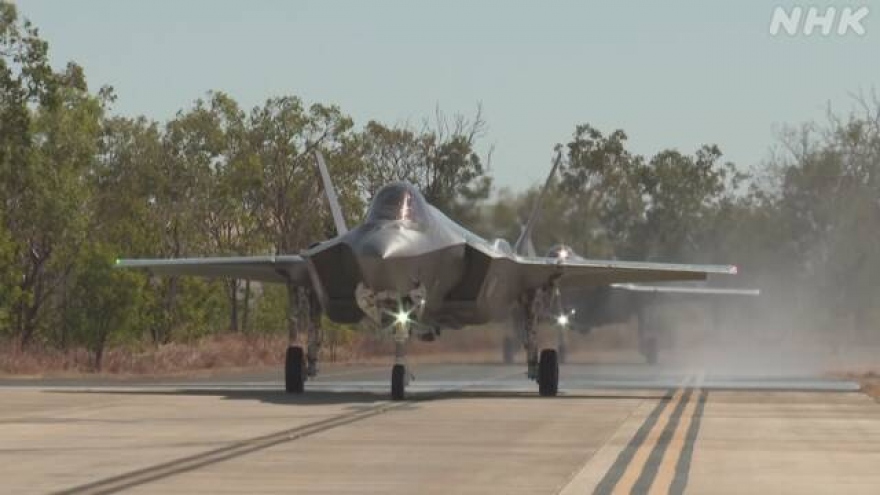 Máy bay chiến đấu F-35 của Nhật Bản đến Australia tập trận chung