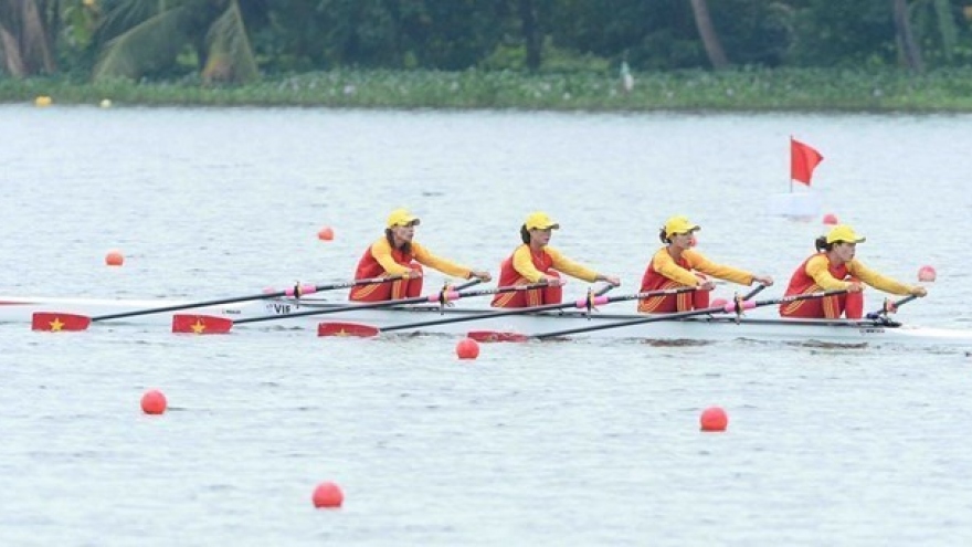 ASIAD 2023: Vietnamese rowers shine at play-off round