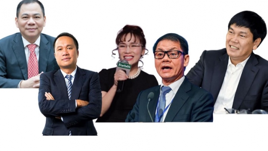 Five Vietnamese billionaires feature in Forbes 2023 list