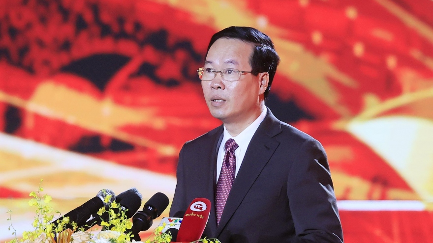 Chủ tịch nước Võ Văn Thưởng dự Lễ kỷ niệm 60 năm Bác Hồ thăm tỉnh Bắc Giang