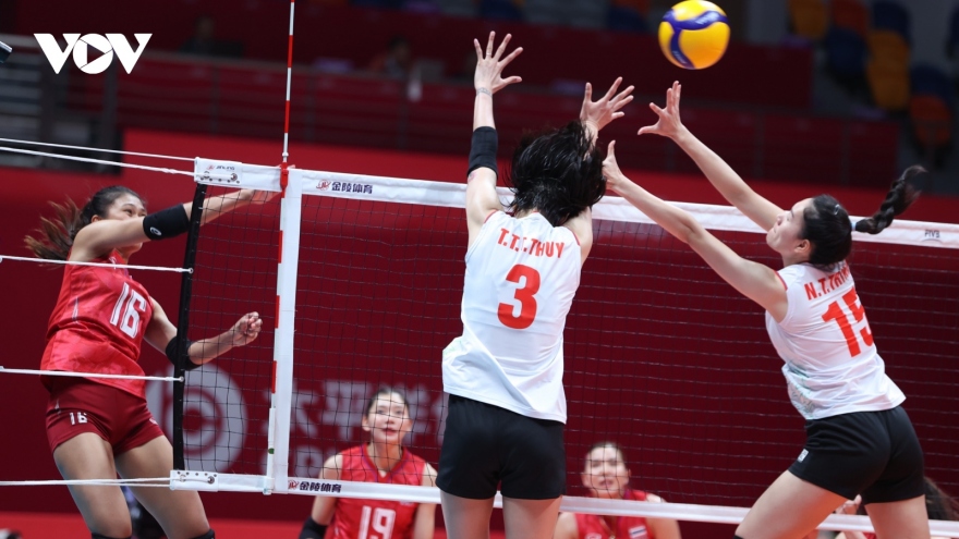Vietnam loses to Thailand in women’s volleyball event at ASIAD 19