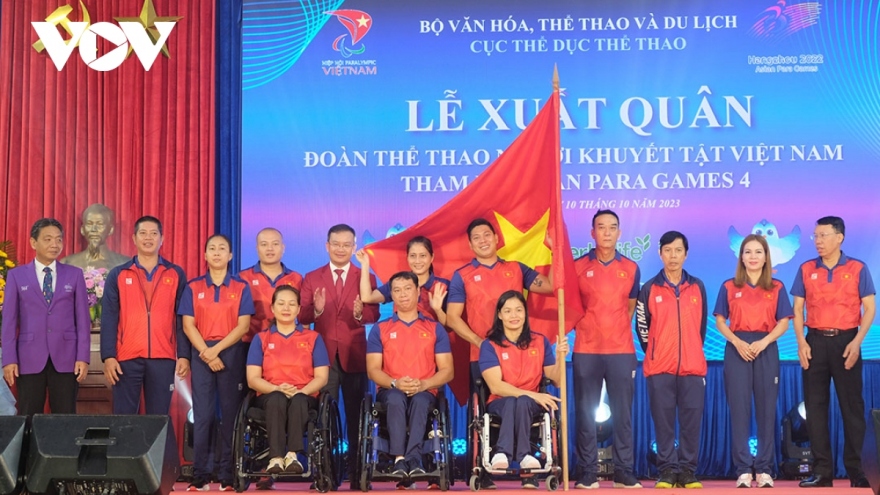 Send-off ceremony held for local athletes ahead of Asian Para Games in China
