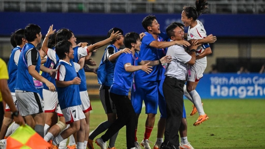 Lịch thi đấu bán kết bóng đá nữ ASIAD 19: Triều Tiên nhiều cơ hội vào chung kết