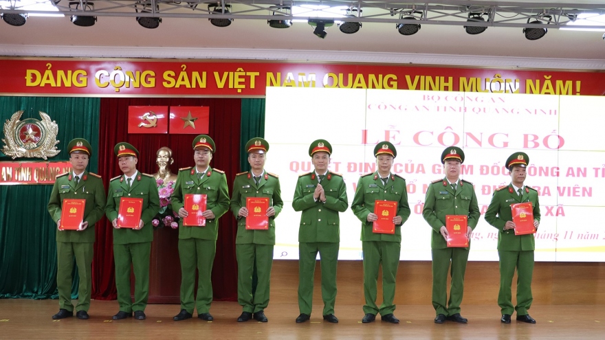 Quảng Ninh bổ nhiệm 56 điều tra viên công an cấp xã