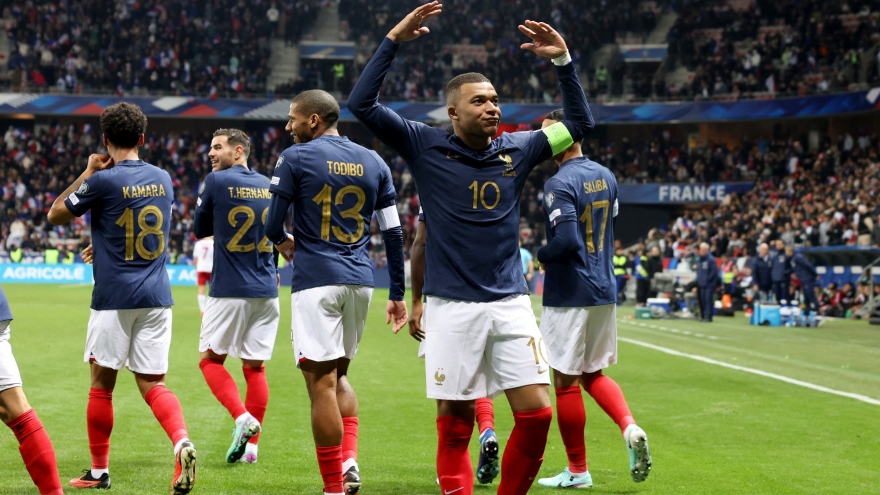 Kết quả vòng loại EURO 2024 hôm nay: Pháp thắng 14-0, xác định thêm 3 đội dự VCK