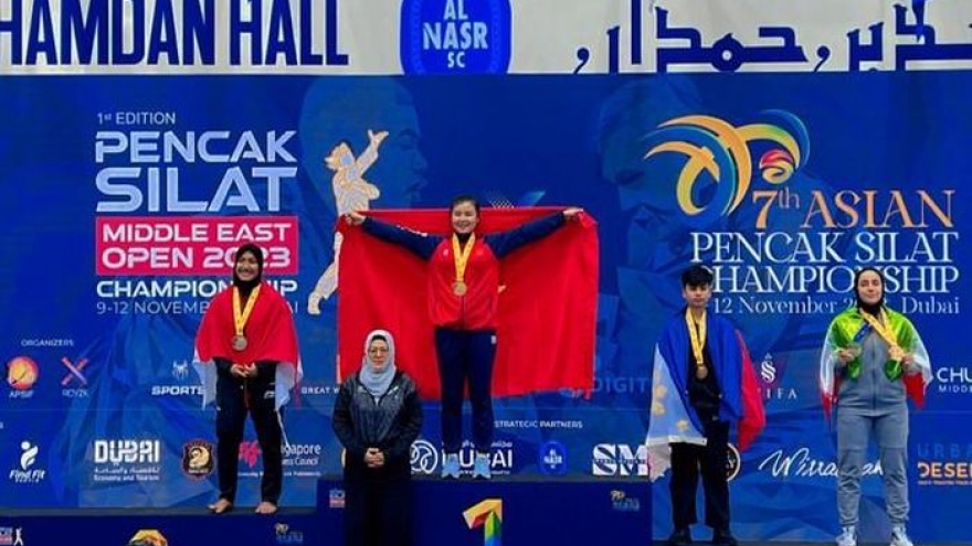 Gold medal haul for Vietnam at Asian Pencak Silat Championship