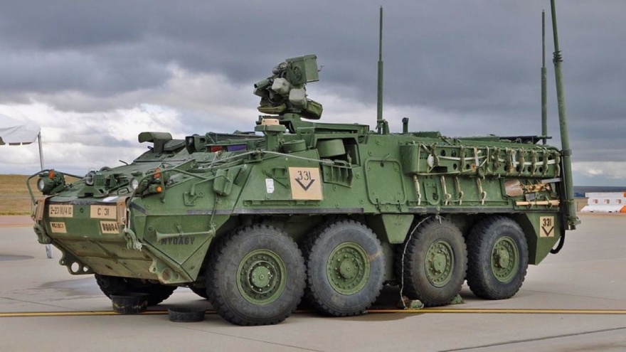 Mỹ bán xe thiết giáp Stryker phiên bản phòng không cho Ấn Độ