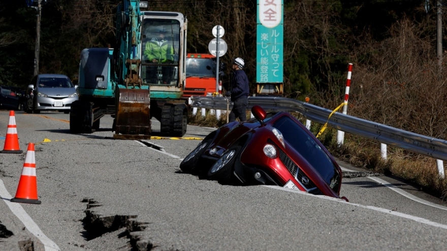 Chưa ghi nhận thông tin thương vong của người Việt do động đất ở Nhật Bản