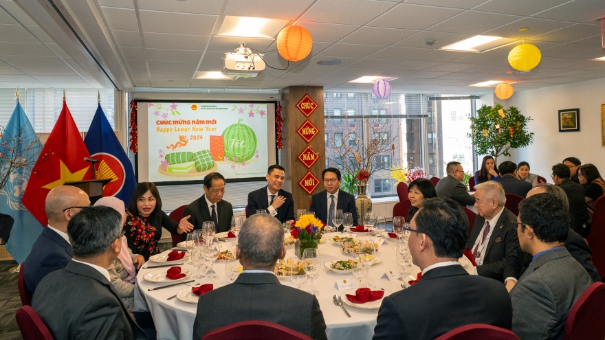 Phái đoàn Việt Nam tại Liên Hợp Quốc giới thiệu ẩm thực Tết tới bạn bè quốc tế