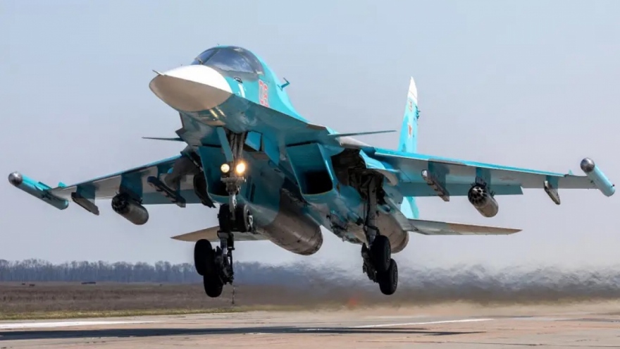 Su-34 Nga xuất kích, tấn công sở chỉ huy của Ukraine ở Kupyansk