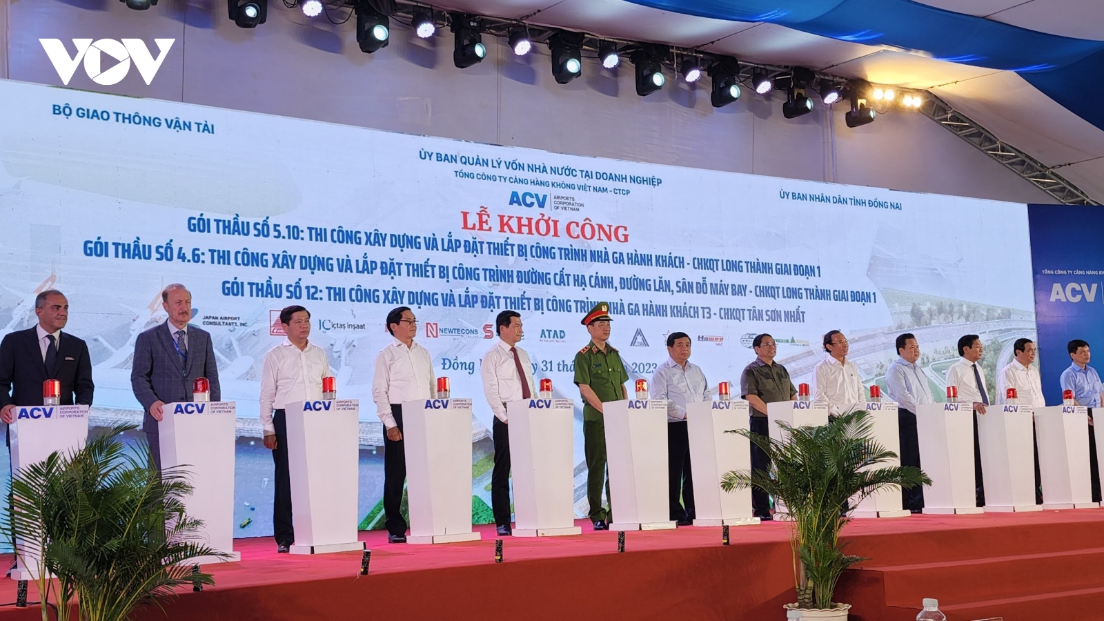 Thủ tướng phát lệnh khởi công 3 gói thầu sân bay Long Thành và Tân Sơn Nhất