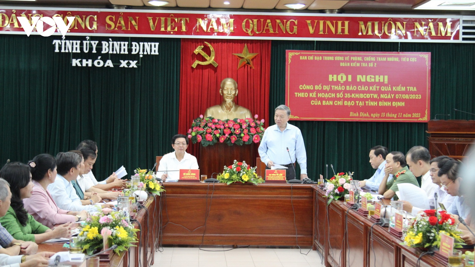 Công bố dự thảo báo cáo kết quả kiểm tra phòng chống tham nhũng tại Bình Định