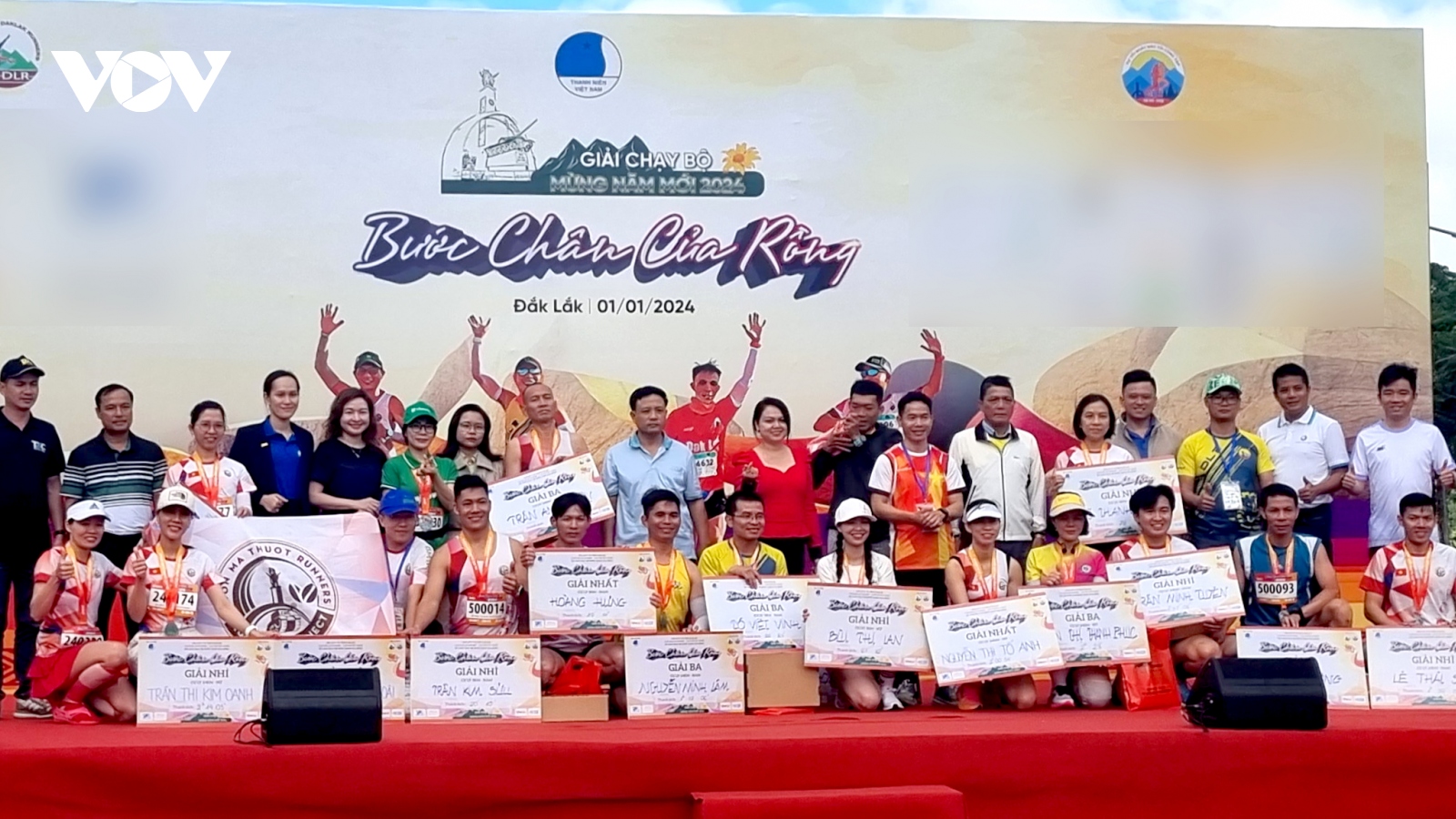 Giải chạy mừng năm mới 2024 tại Đắk Lắk