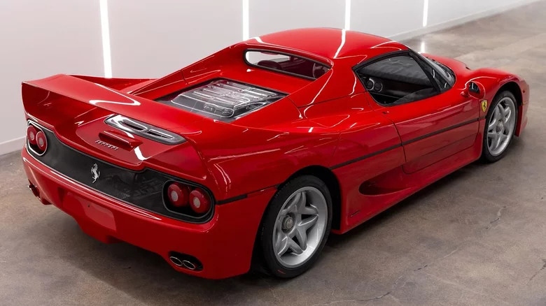 Check out the beautiful Ferrari F50 35 year old car like this picture 2