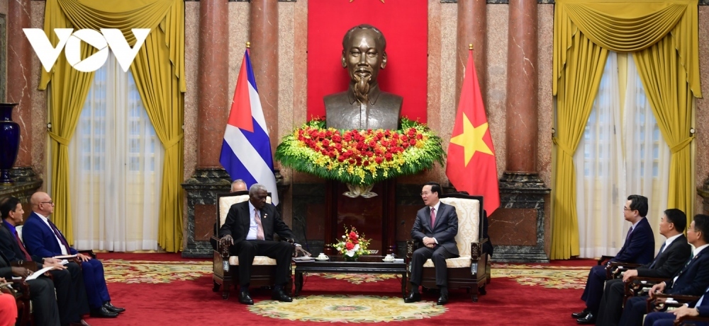 president vo van thuong holds talks with top cuban legislator picture 4