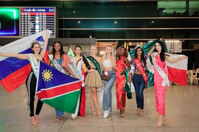 foreign beauty queens gather in vietnam for miss earth 2023 picture 5