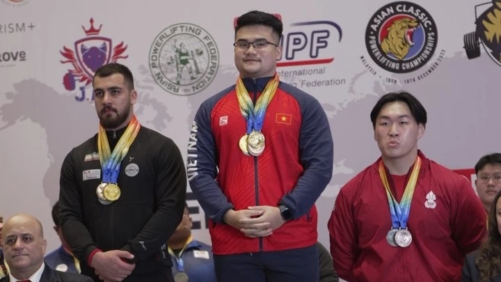 luc si viet nam gianh hcv giai vo dich powerlifting chau A 2023 hinh anh 1