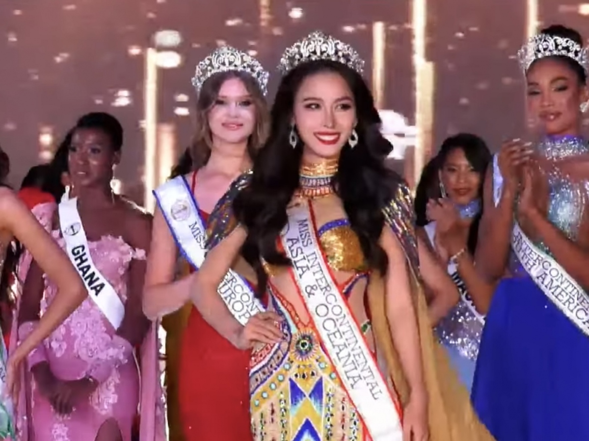 Dai dien viet nam dat A hau 2, thai lan dang quang miss intercontinental 2023 hinh anh 1