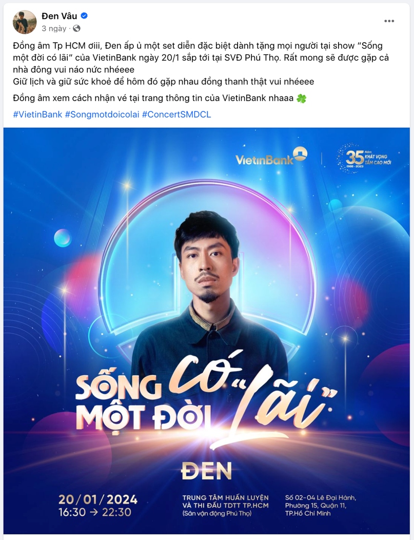 cong dong mang xon xao san ve concert co su tham gia cua Den vau, ha anh tuan... hinh anh 3