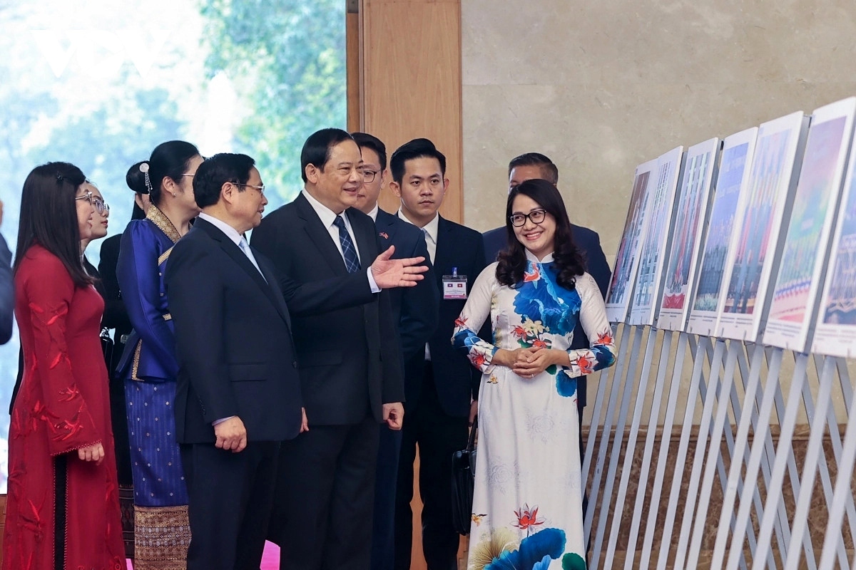 lao pm sonexay siphandone warmly welcomed in hanoi on official visit picture 5