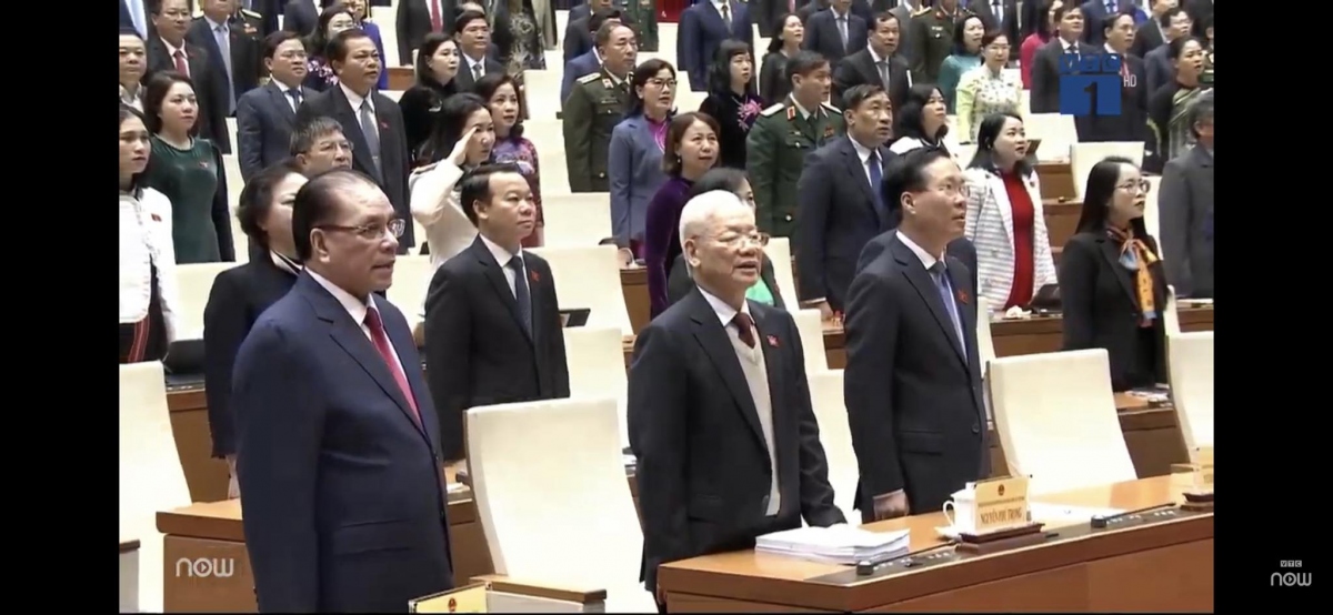 trực tiếp tổng bí thư dự phiên khai mạc kỳ họp bất thường của quốc hội hình ảnh 1 truc tiep tong bi thu du phien khai mac ky hop bat thuong cua quoc hoi hinh anh 1