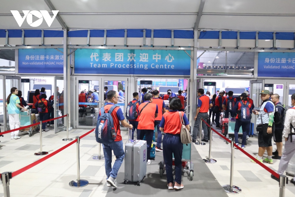 Đoàn thể thao việt nam có mặt tại trung quốc, sẵn sàng tranh tài ở asiad 19 hình ảnh 5 Doan the thao viet nam co mat tai trung quoc, san sang tranh tai o asiad 19 hinh anh 5