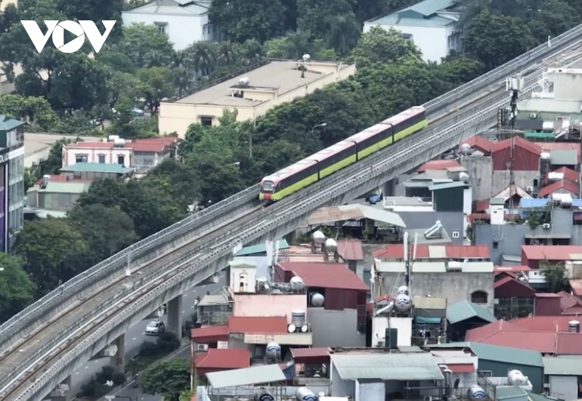 cận cảnh đường sắt trên cao nhổn - ga hà nội dự kiến khai thác vào cuối năm hình ảnh 2 can canh duong sat tren cao nhon - ga ha noi du kien khai thac vao cuoi nam hinh anh 2