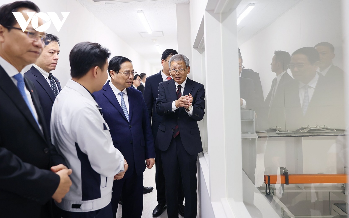 thủ tướng phạm minh chính thăm công ty shibata gousei tại nhật bản hình ảnh 3 thu tuong pham minh chinh tham cong ty shibata gousei tai nhat ban hinh anh 3