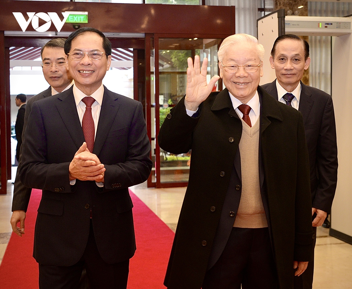 tong bi thu nguyen phu trong du hoi nghi ngoai giao lan thu 32 hinh anh 3