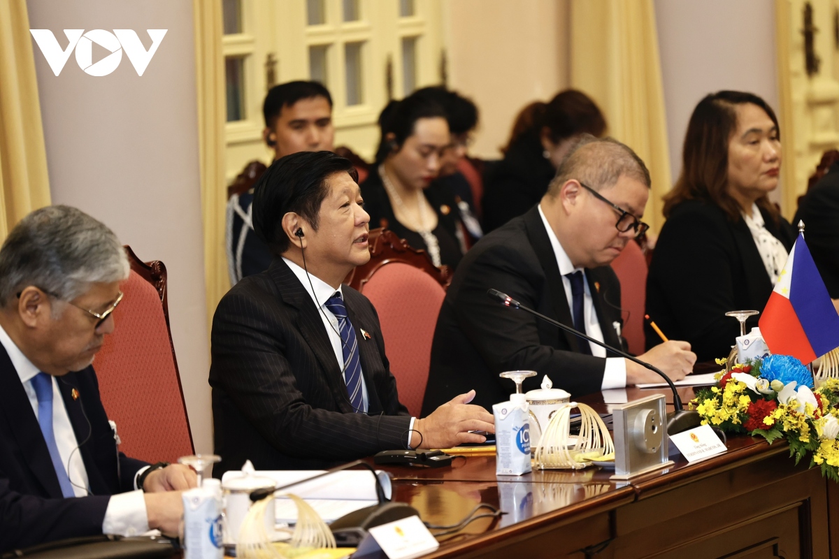 toan canh le don va hoi dam giua chu tich nuoc viet nam va tong thong philippines hinh anh 8