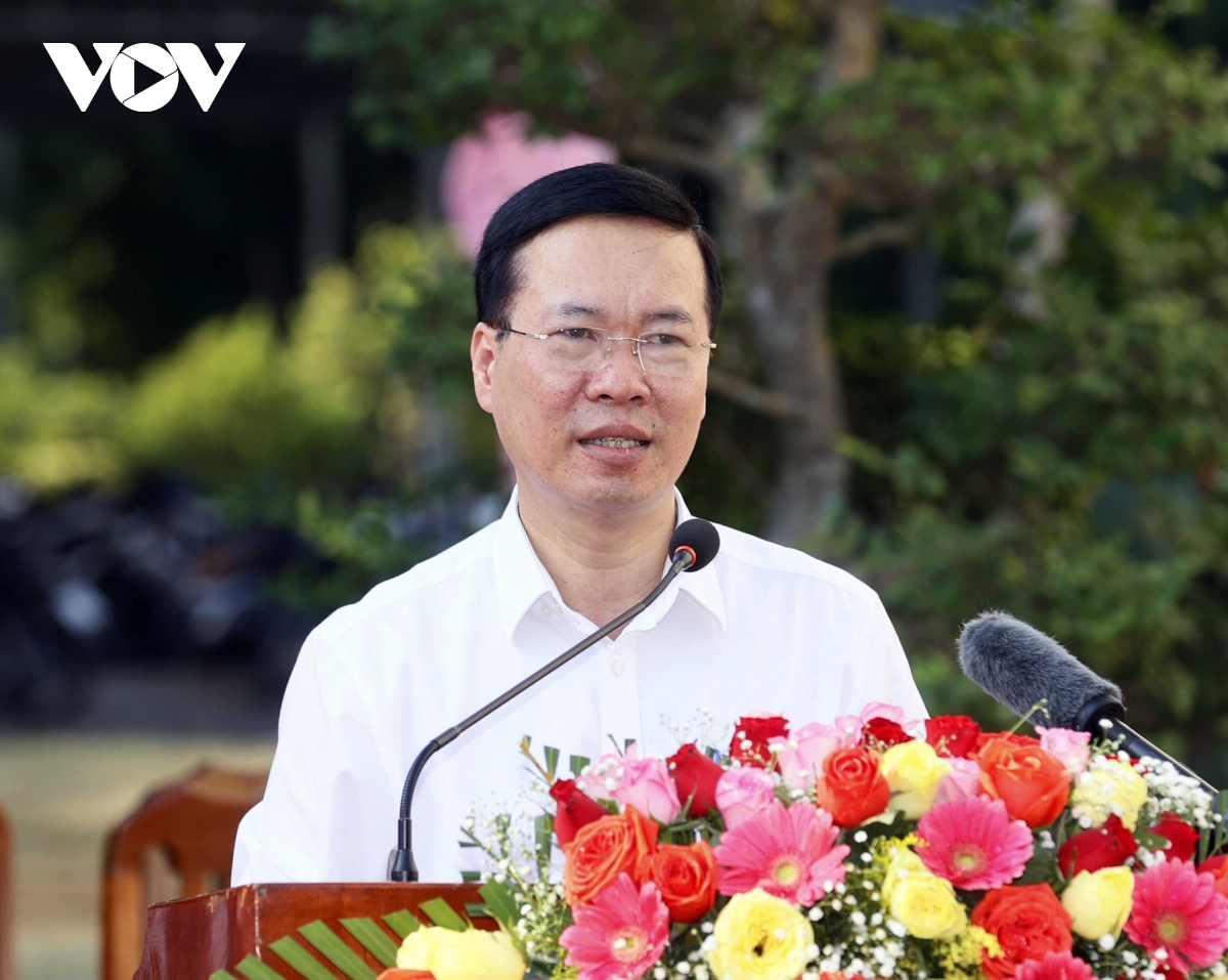 chu tich nuoc vo van thuong chuc tet tai Dong thap hinh anh 5