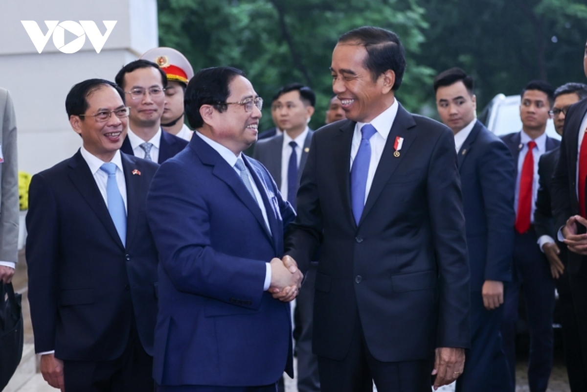 thu tuong chinh phu pham minh chinh tiep tong thong indonesia joko widodo hinh anh 1