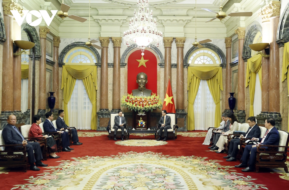 chủ tịch nước võ văn thưởng tiếp phó thủ tướng campuchia hình ảnh 3 chu tich nuoc vo van thuong tiep pho thu tuong campuchia hinh anh 3